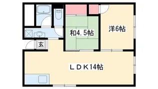 柴田マンション【4階】の間取り