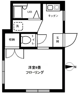 ハイミッシュ南初台【2階】の間取り