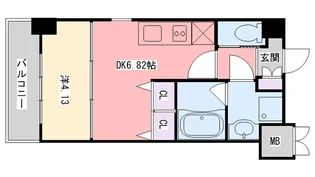 プレジオ西宮【7階】の間取り