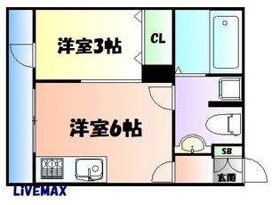 メリディアン国見壱番館【1階】の間取り