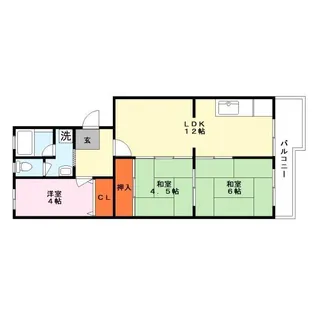 ヴィラ瑞穂【2階】の間取り