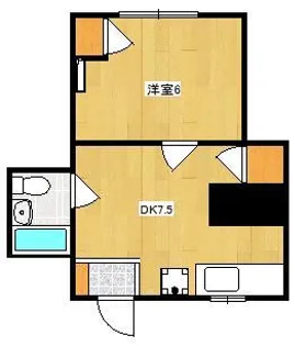 サンコート泊【2階】の間取り