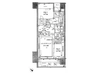シティハウス中目黒レジデンス【2階】の間取り
