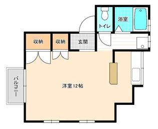 ハッピーハイツ【1階】の間取り