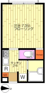 キャッスル佐藤【1階】の間取り