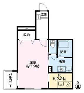 グラース常盤【2階】の間取り