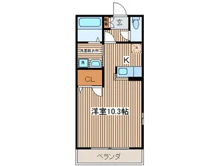 メゾン・ド・リュヌ【2階】の間取り