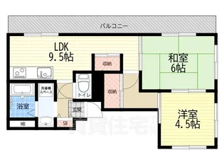 パークサイドヴィラ【1階】の間取り