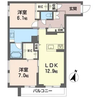 KSII【2階】の間取り