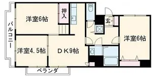 メゾンエスユー【4階】の間取り