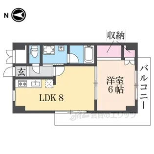 第2サンタウン【3階】の間取り
