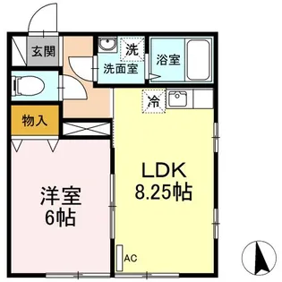 ファイン千刈【2階】の間取り