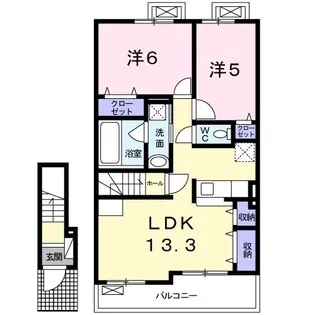メゾピアノ【2階】の間取り