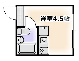 エクラ阿倍野【5階】の間取り