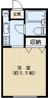 第1グリーンヒル【2階】の間取り