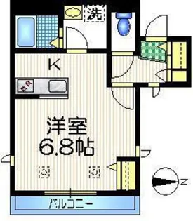 ベルエポック 代沢【2階】の間取り