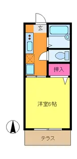 ルミエールヤマダ【1階】の間取り