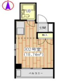 シャトル相武台【3階】の間取り