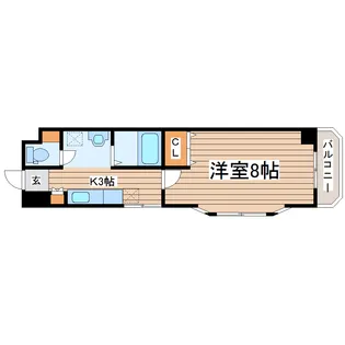 メゾンドール【3階】の間取り