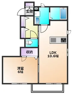 リラフォート【1階】の間取り