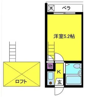 ホワイトハイツ西巣鴨【1階】の間取り