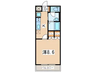 コーラル【1階】の間取り