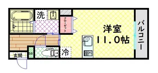 ジーメゾン石津【1階】の間取り