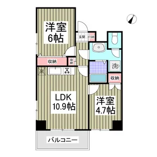 NBM【4階】の間取り