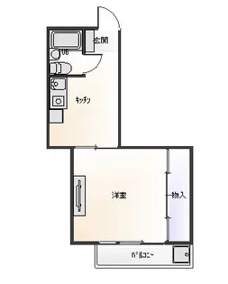 第2イーストコーポ【2階】の間取り