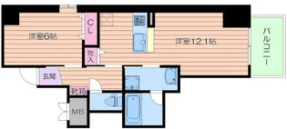 プルミエールメゾン【10階】の間取り
