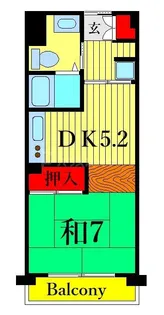 さくら弐番館【1階】の間取り