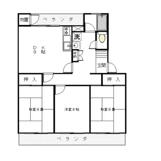 グリーンハイエスト【3階】の間取り