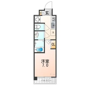 ソルテラス京都十条駅前【2階】の間取り