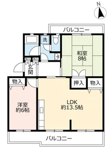 UR高槻・阿武山四番街【3階】の間取り