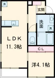 グリーンハイツM【1階】の間取り
