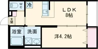robot home 舎人公園【1階】の間取り