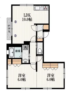 メイプルベル渋谷本町【1階】の間取り