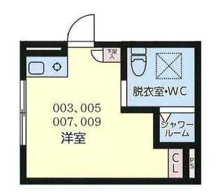 nibi【4階】の間取り
