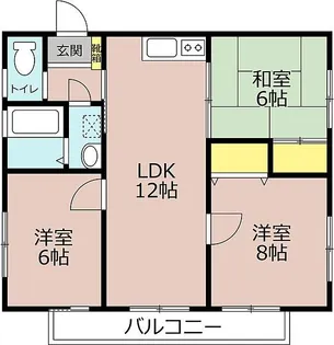第6ヒノマルビル【4階】の間取り