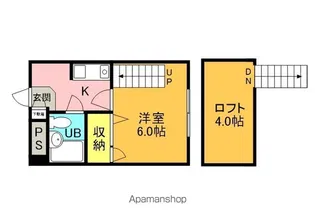 サンコーハイツ【3階】の間取り