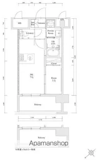 エンクレスト博多駅南FIT【4階】の間取り