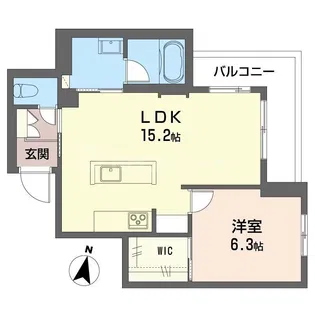 アリア カルマティ【1階】の間取り