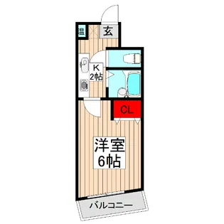 第参みずほ館【5階】の間取り