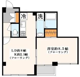 ユーロギア【3階】の間取り