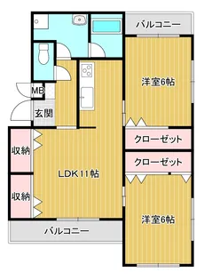 マンション サクセスII【3階】の間取り
