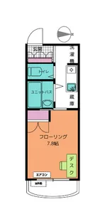 エバーグリーン【4階】の間取り