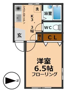 エルグレース【1階】の間取り