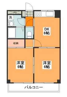 小川マンション【3階】の間取り