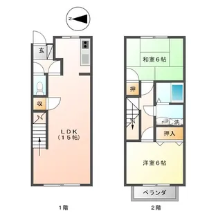 レイクサイドヴィラ A【2階】の間取り