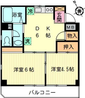 扇家ビル【3階】の間取り
